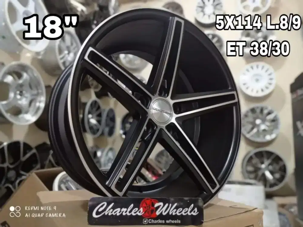 Jual velg wedssport r18 5x114,3