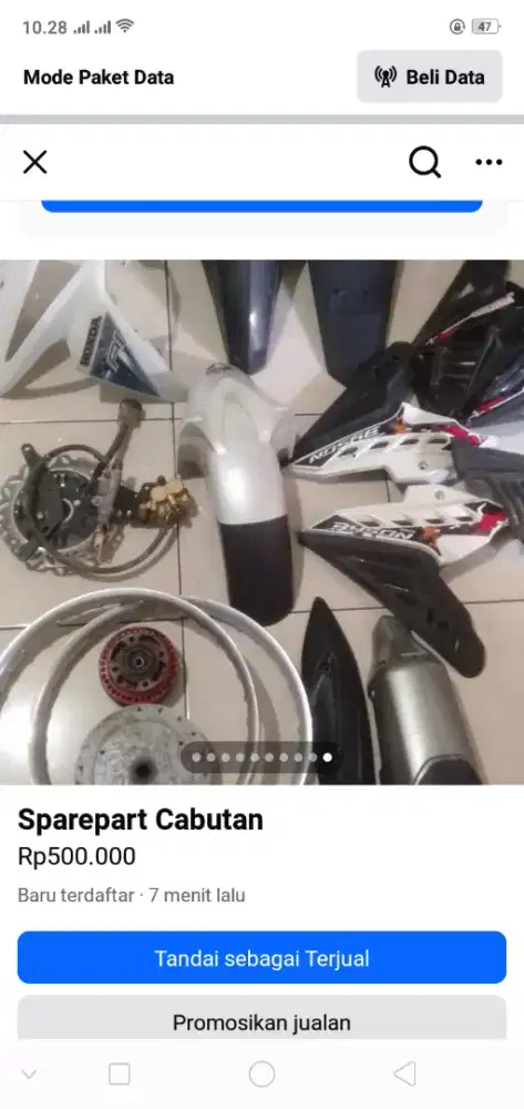 Sparepart copotan