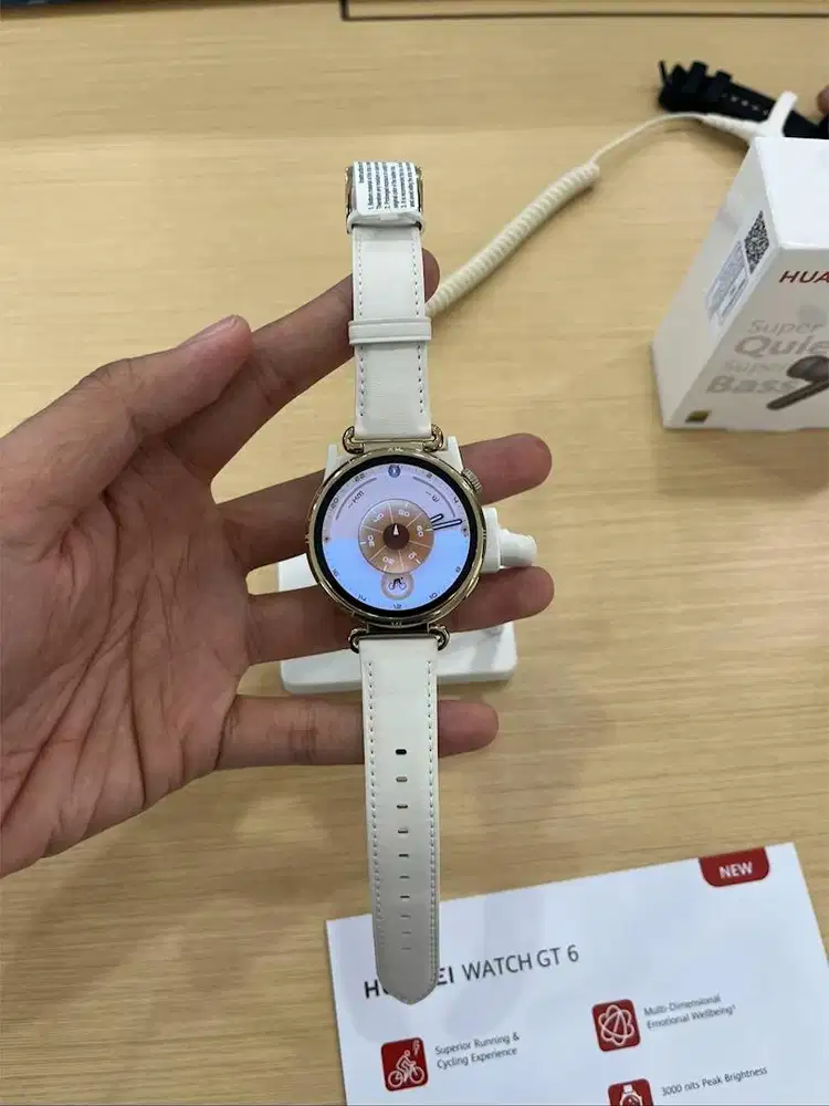 Dapatkan freebuds 6i PreOrder Huawei GT 6 41mm violet dan white