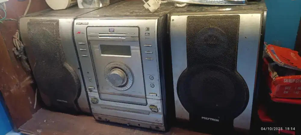Polytron xcel hifi bazoka nyala normal
