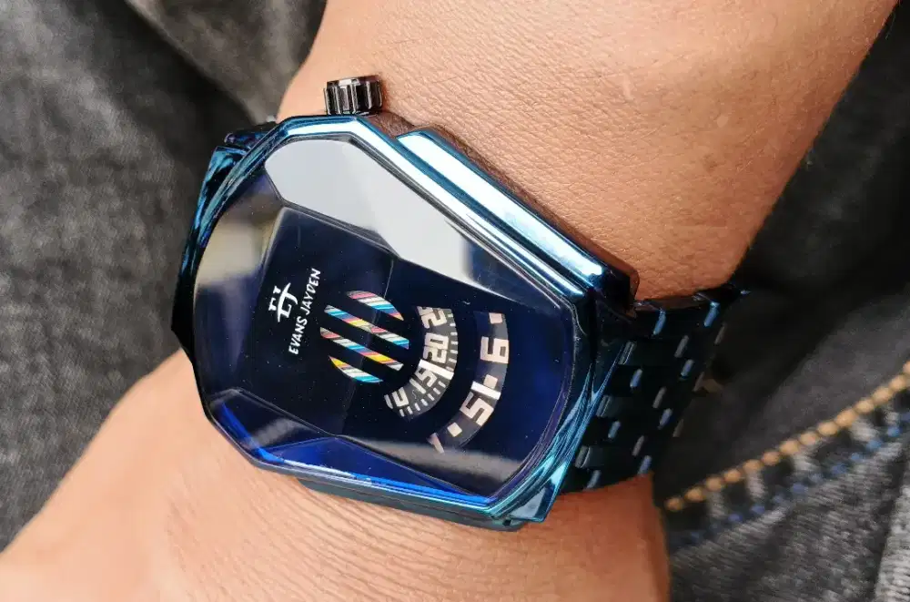 Jam tangan Evan Jayden Blue Safir