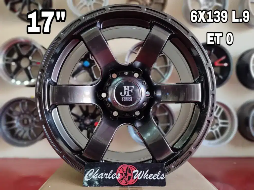 Jual velg jf r17 6x139,7