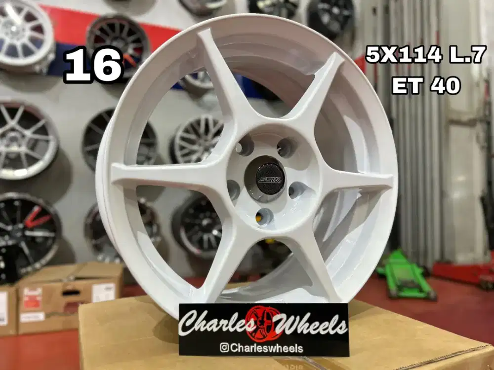 Jual velg te37 r16 5x114,3