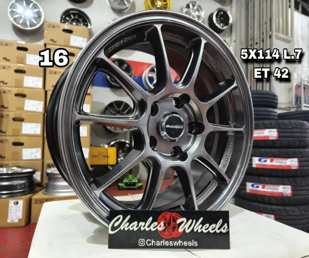 Jual velg te37 r16 5x114,3