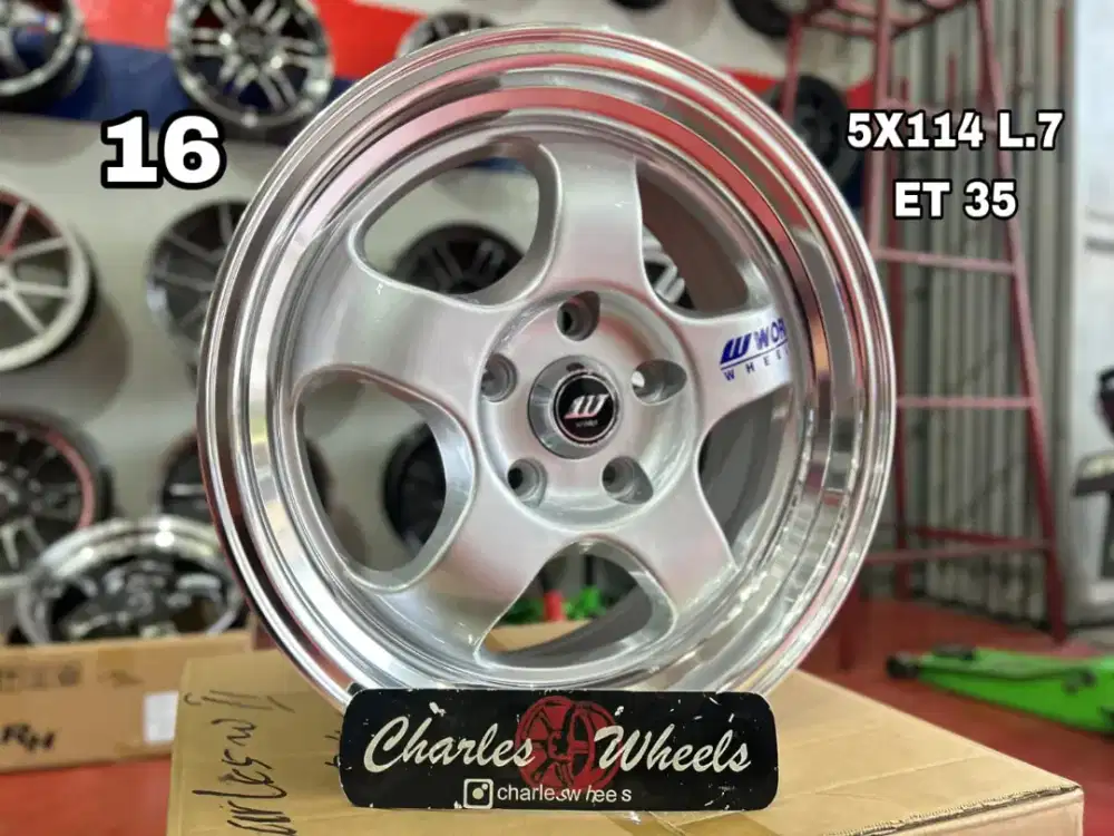 Jual velg te37 r16 5x114,3