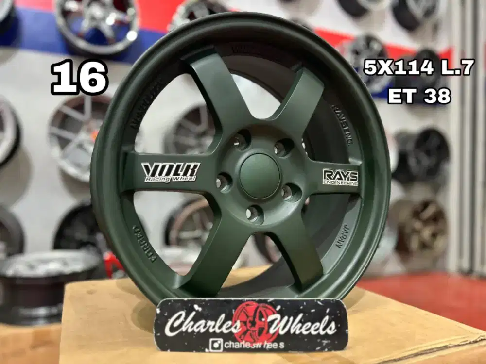 Jual velg te37 r16 5x114,3