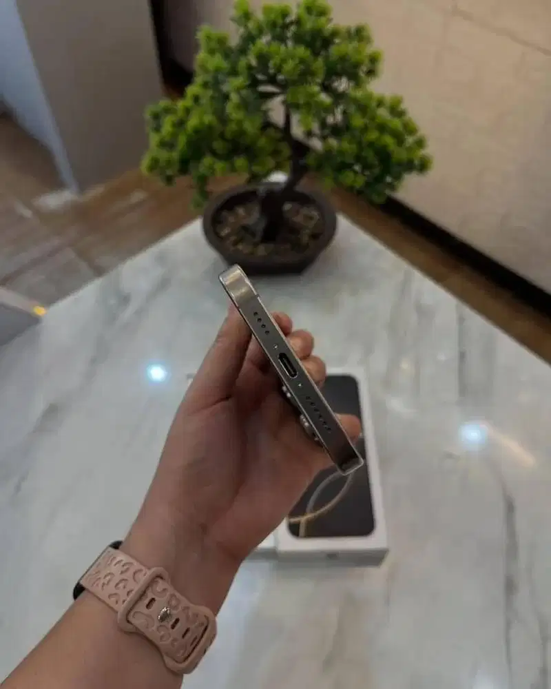 IPHONE 16 PRO MAX 256 COLOR TITANIUM NATURAL IBOX GARANSI ON