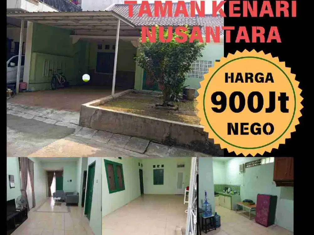 DIJUAL RUMAH TAMAN KENARI NUSANTARA