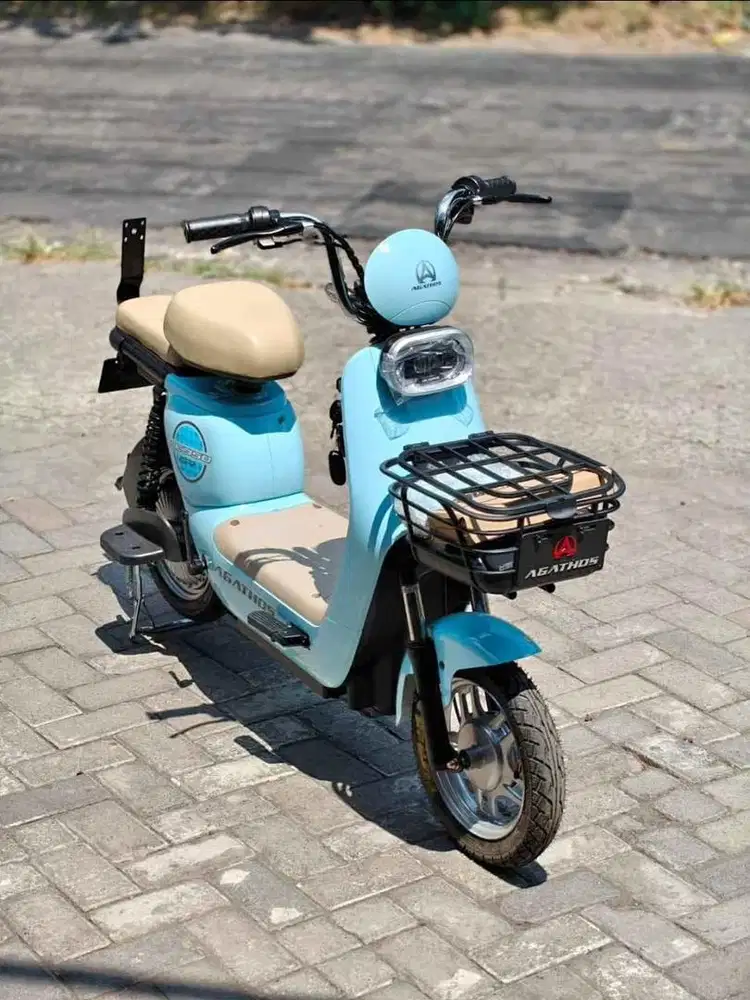 SEPEDA LISTRIK AGHATOS AE 350 PROMO GRATIS HELM