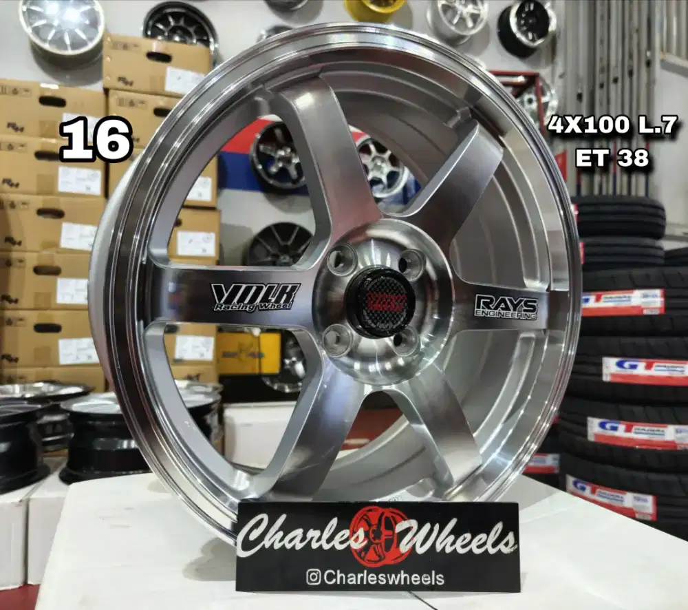 Jual velg te37 r16 4x100