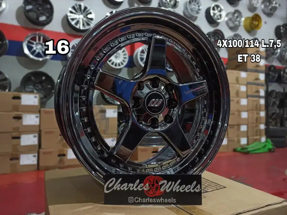 Jual velg te37 r16 4x100