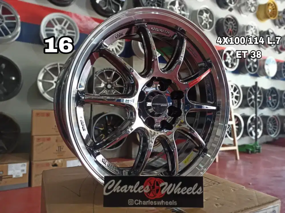 Jual velg te37 r16 4x100