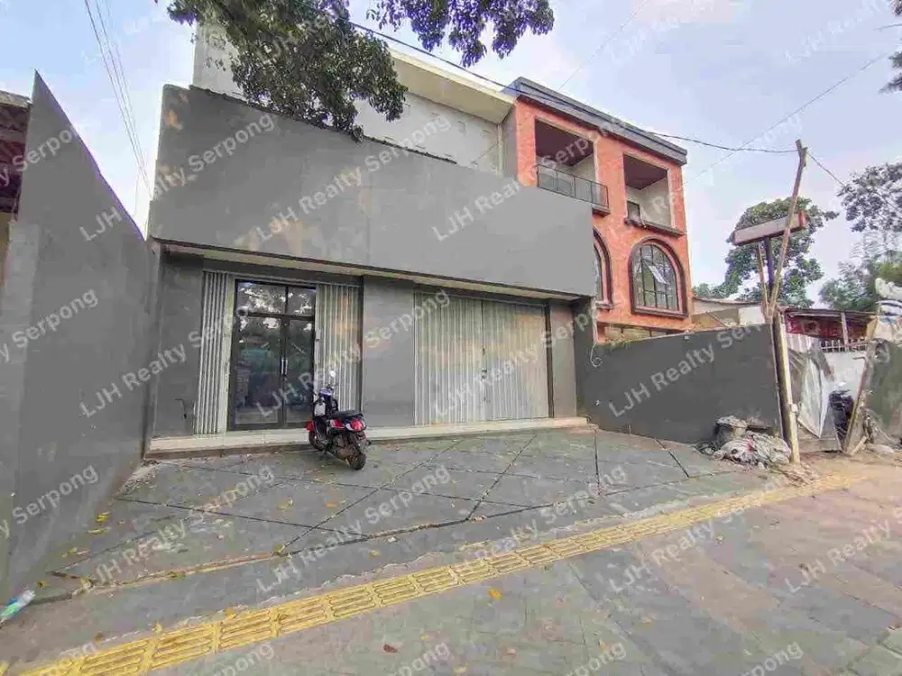Ruko di Jalan Raya Anggrek Loka BSD Rapih Terenovasi Siap Usaha