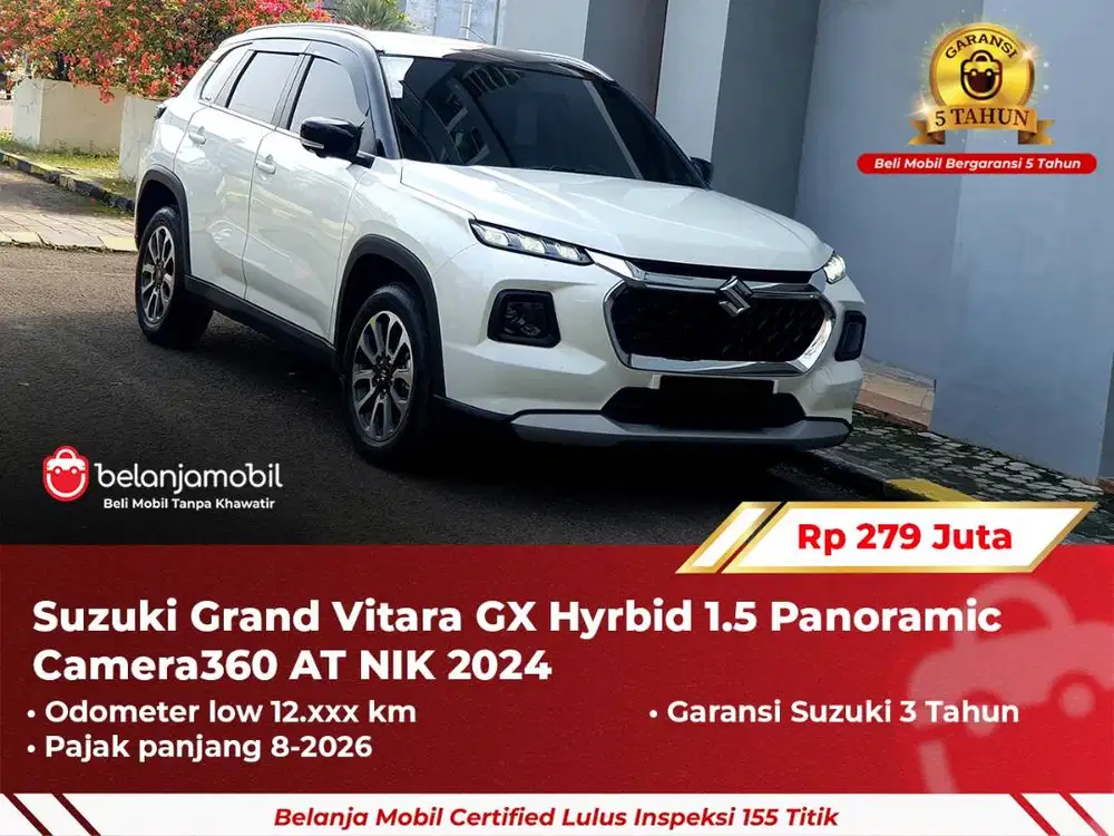 [ GARANSI 5TH ] Suzuki Grand Vitara GX Hyrbid 1.5 Panoramic 2024/2025