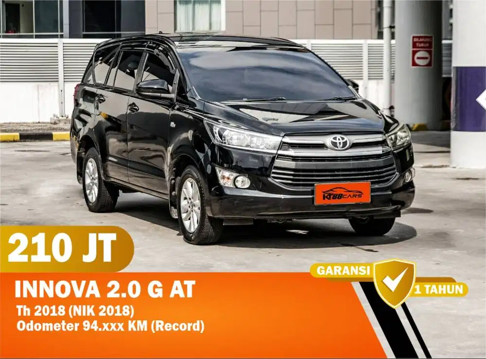 dp 10 jt TOYOTA INNOVA 2.0 G AT 2018 matic