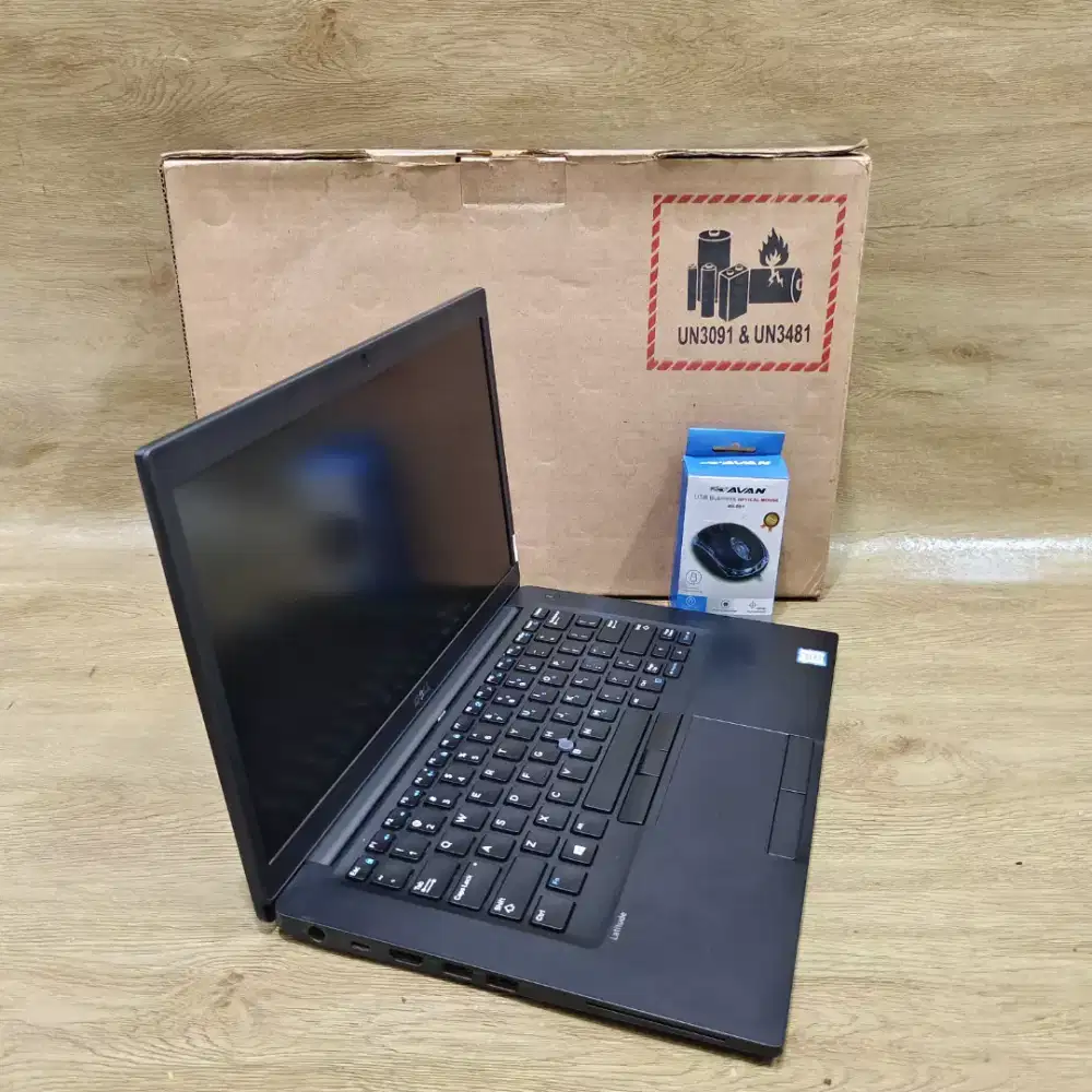 Laptop Dell Latitude Slim Core i7 Gen 7 Ram 16GB bonus Mouse Baru Siap