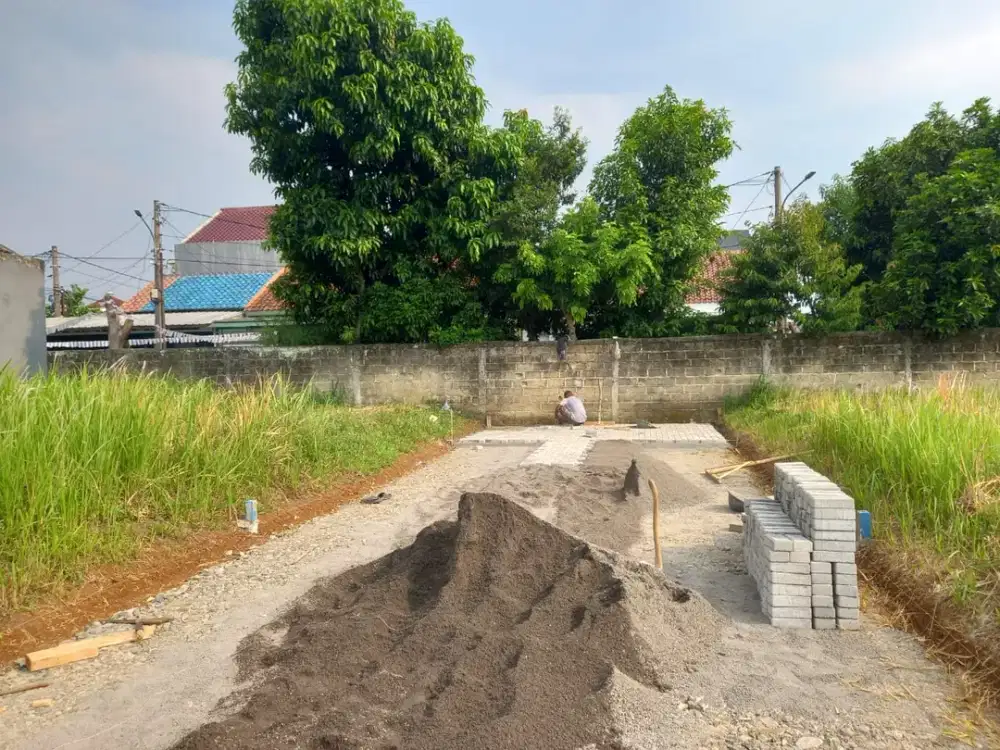 Tanah kavling murah dalam perumahan PD Petir,Harga promo
