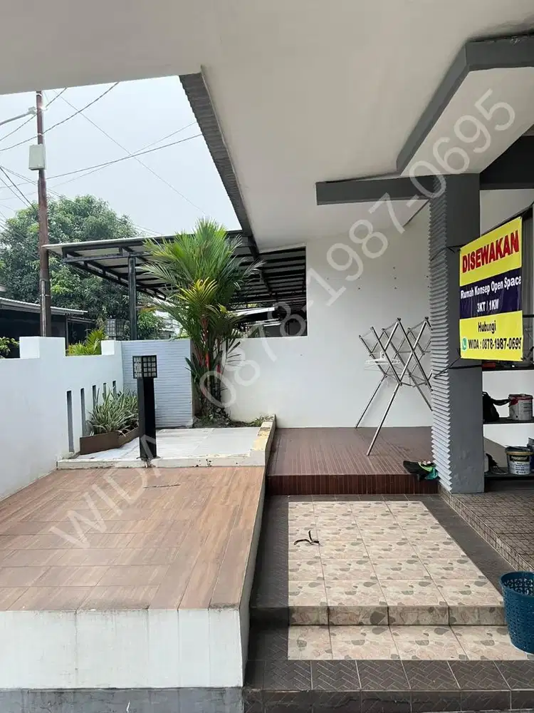 Di Sewakan Rumah Konsep Open Space