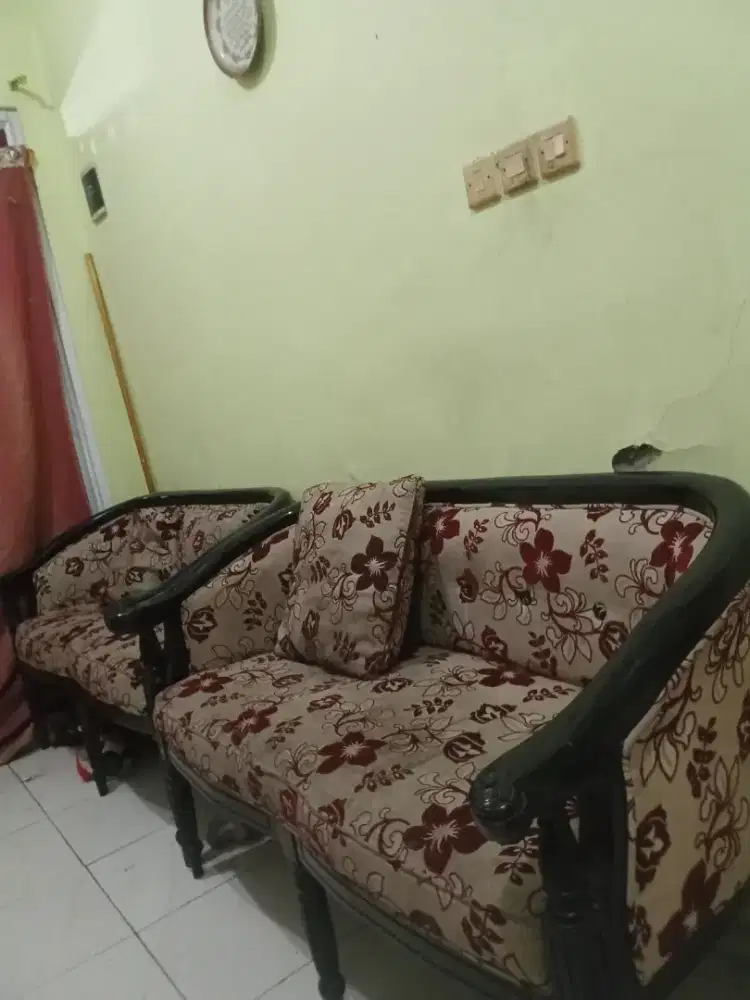 JUAL SOFA + MEJA