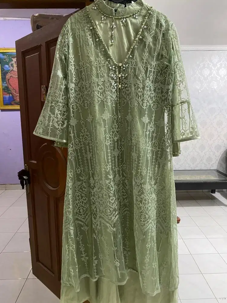 Gamis Pesta sage