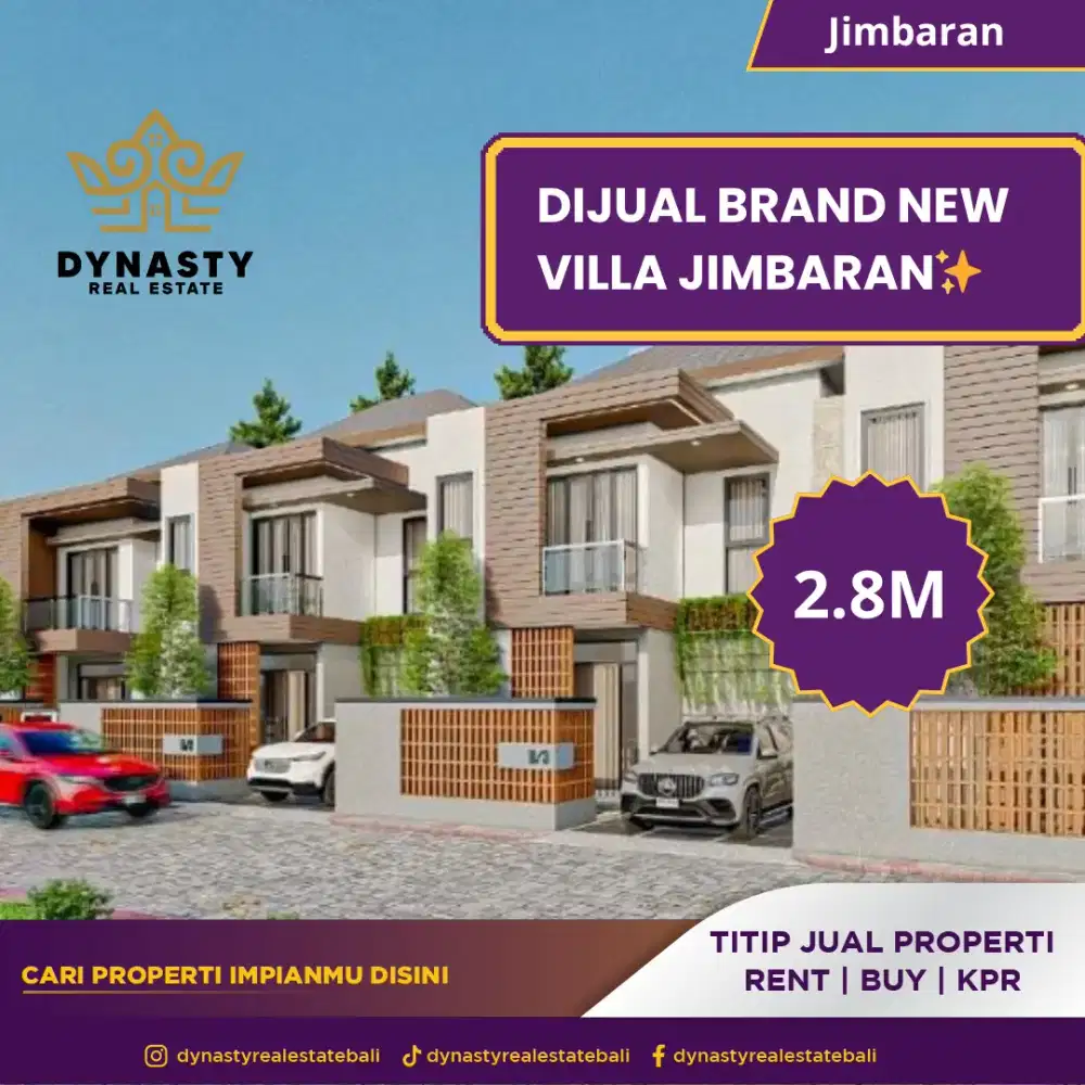Dijual rumah semi villa di puri gading jimbaran