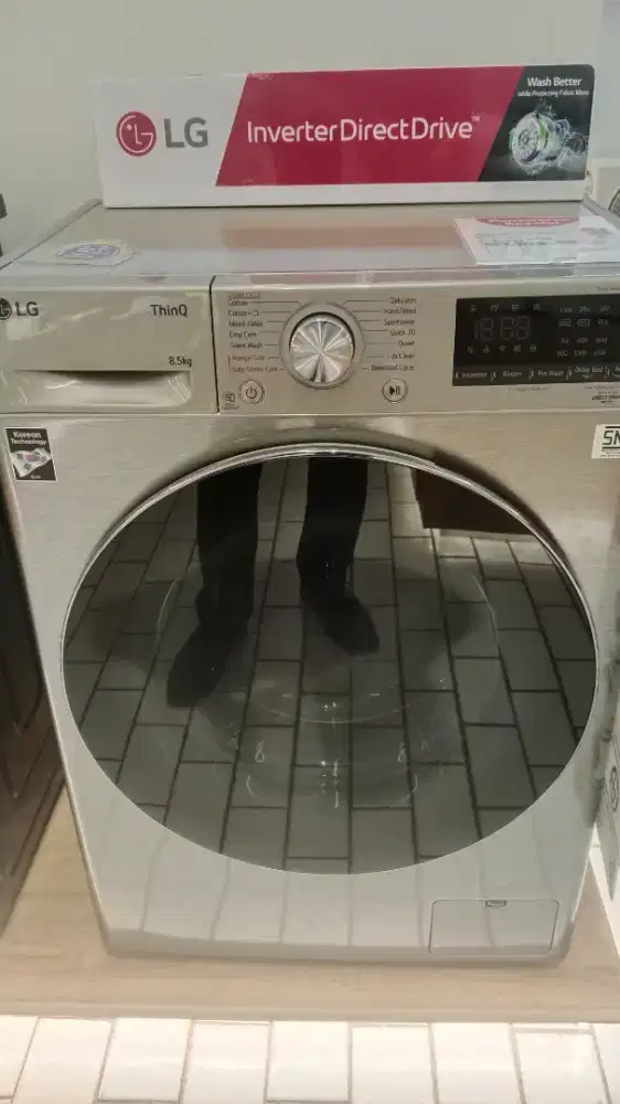 LG WASH MACH FL FV1285S3VS 8.5KG