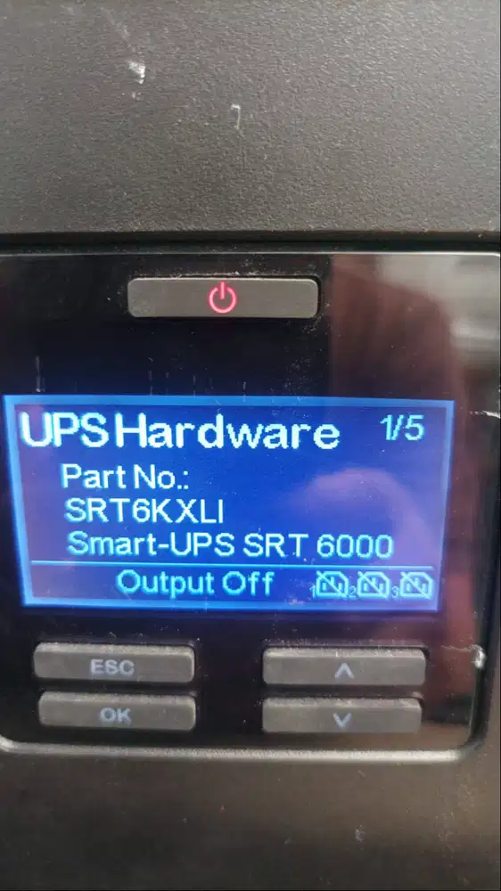UPS APC SRT6KXLI 6000VA