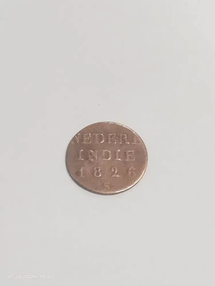 Dijual Koin Kuno Nederl Indie 1826 (Sangat Langka)