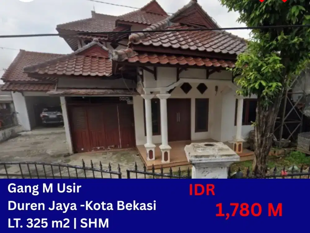 MBKS/AYD023 AYDA. rumah gg m usir no 59 Rt 2 Rw 5 kel Duren Jaya, kec Bekasi Timur, Jawa Barat