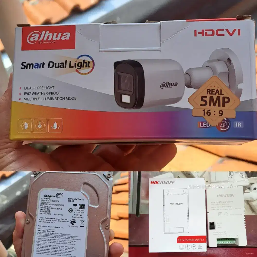 3 PC Perangkat CCTV