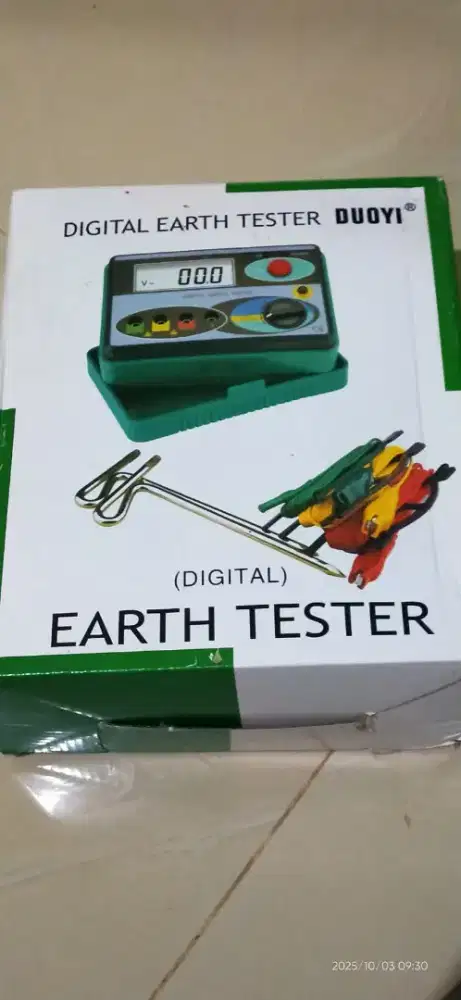 Jual earth tester digital