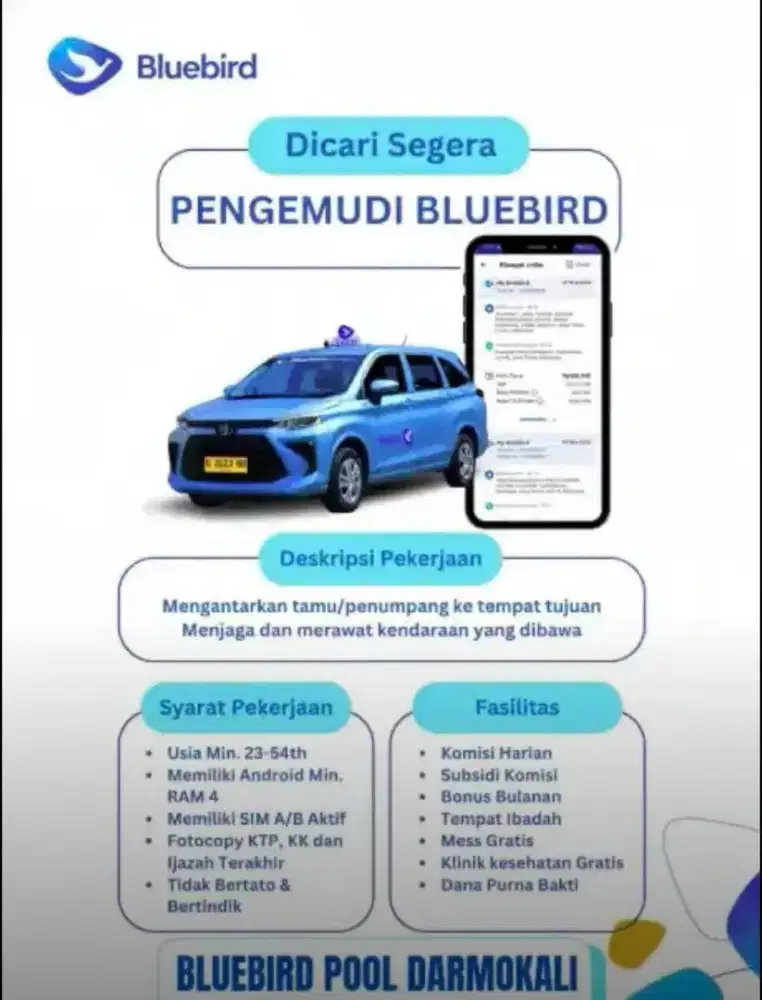 Lowongan Driver taksi surbaya