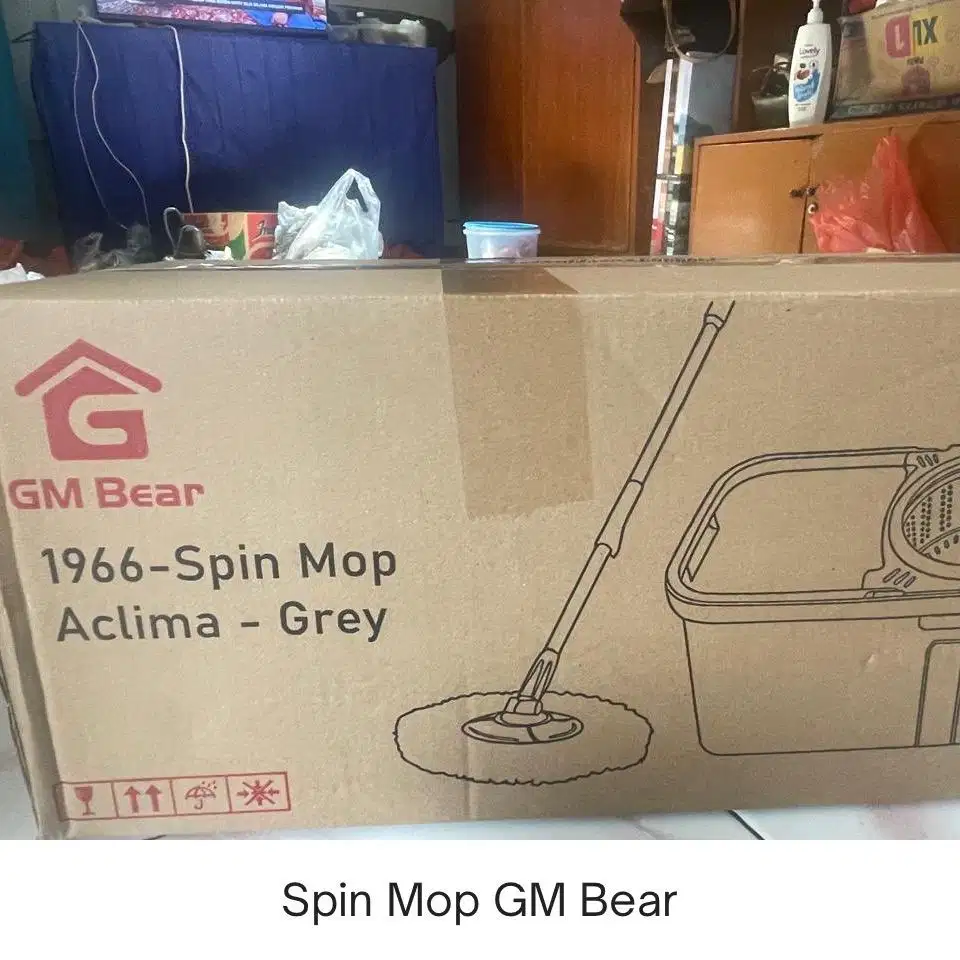 Spin Mop GM Bear New Kain pel BNOB
