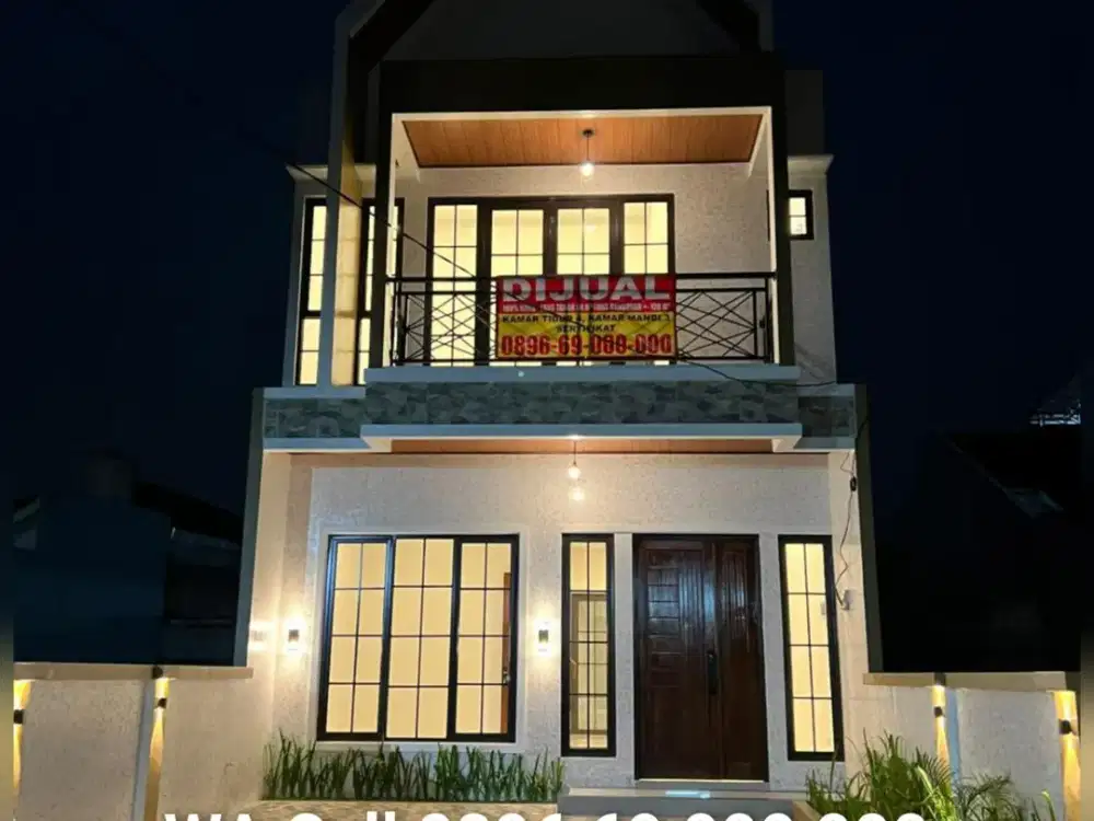 Rumah 4 Kamar Murah dan 100% Baru 1,175 M - dekat AEON Sentul City - Griya Alam Sentul