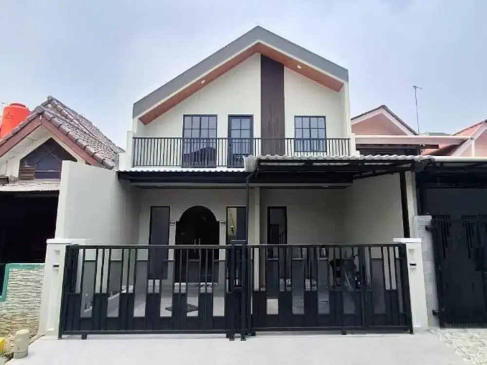 Selangkah ke AEON Mall, IKEA & Food Garden, 5 Menit ke Tol! Rumah di Taman Modern Jakarta Timur