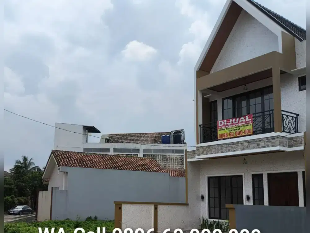 Sentul City 4 Kamar baru dibangun - Sebelah Taman Victoria - Griya Alam Sentul Bogor - Dekat AEON MALL
