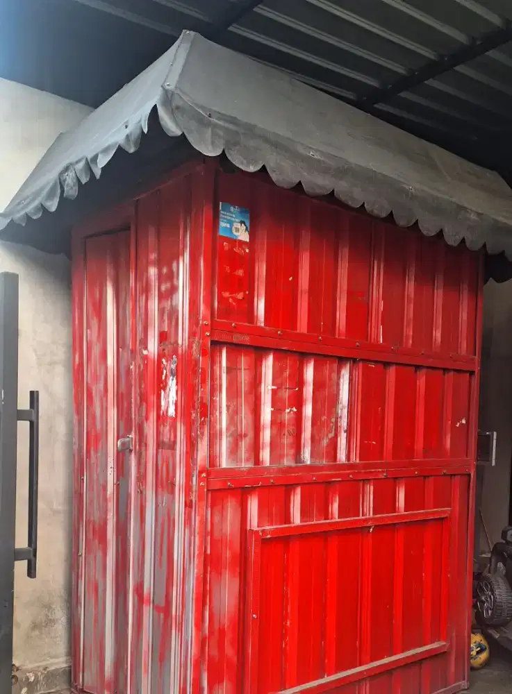 Booth Kontainer Bekas 180x100x200 cm – Praktis & Siap Usaha