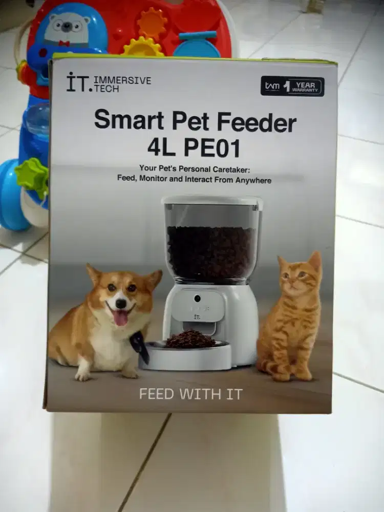 IT Smart Pet Feeder 4L PE01 New