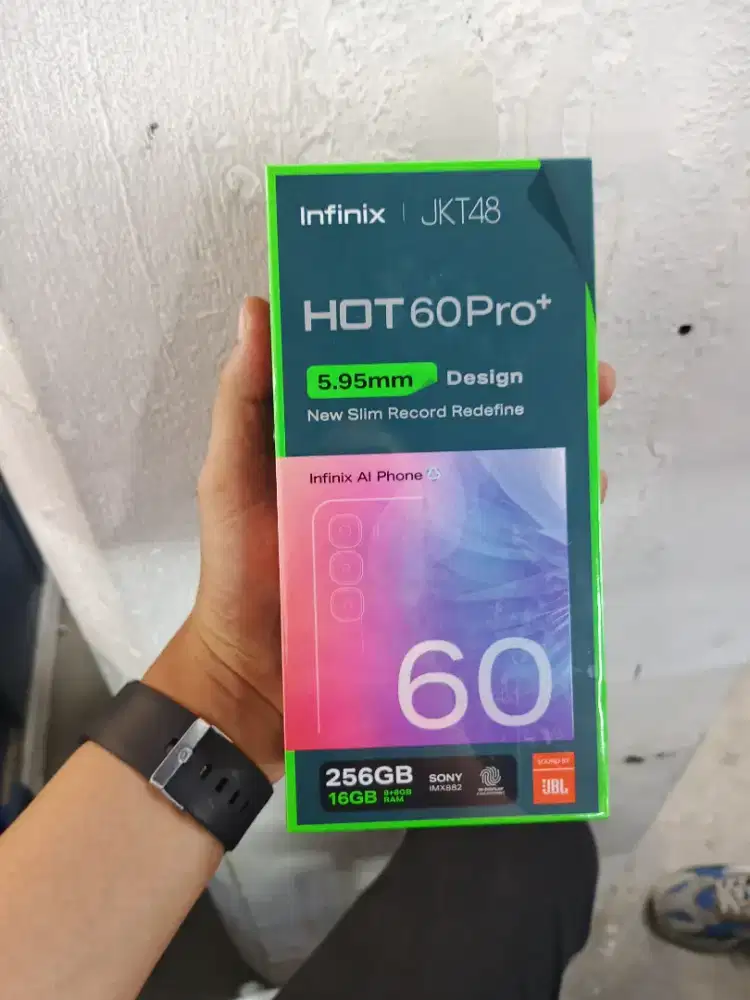 Infinix hot 60 proplus 16/256 gb new