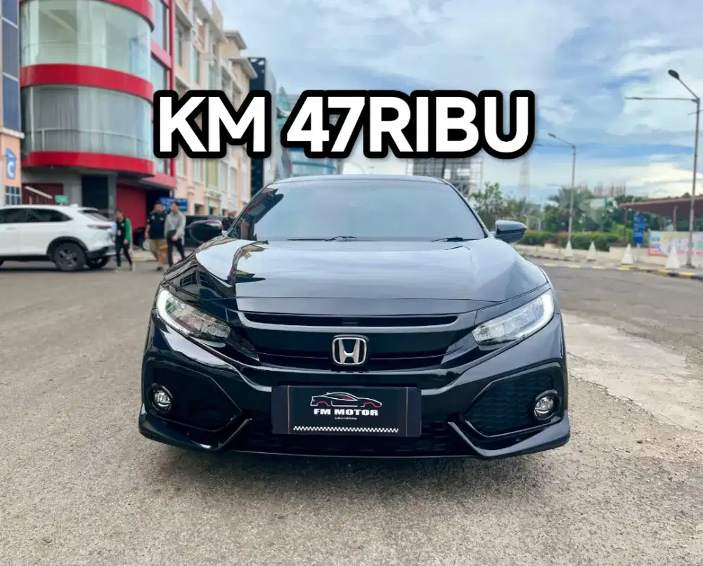 Honda Civic HB HatchBack Turbo 2018 AT 1.5, Km 47Ribu, Pajak Panjang