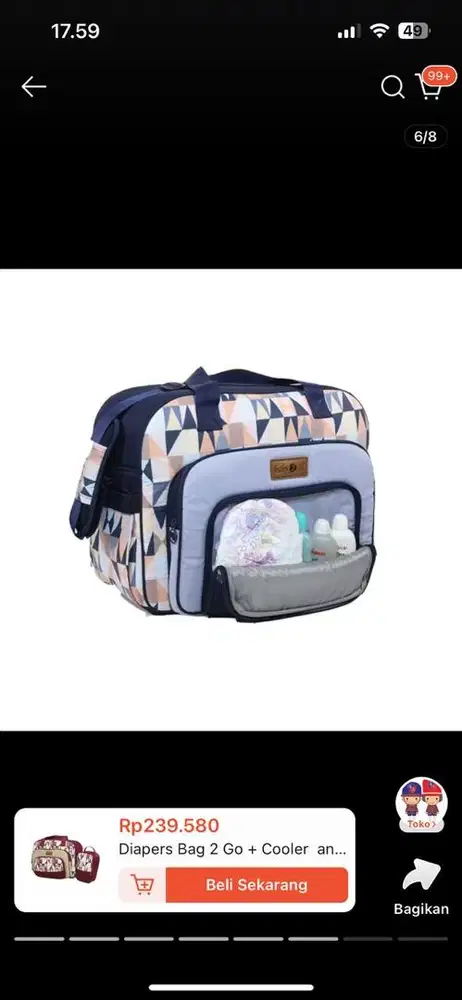 Tas diapers baby 2 go