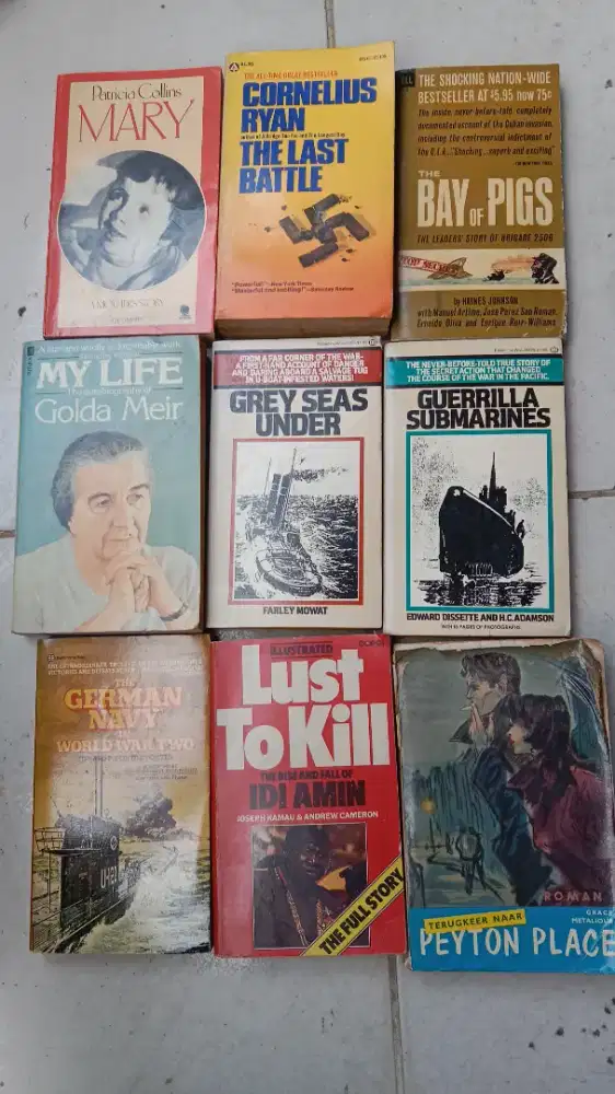 Aneka buku saku jadul tuwa impor