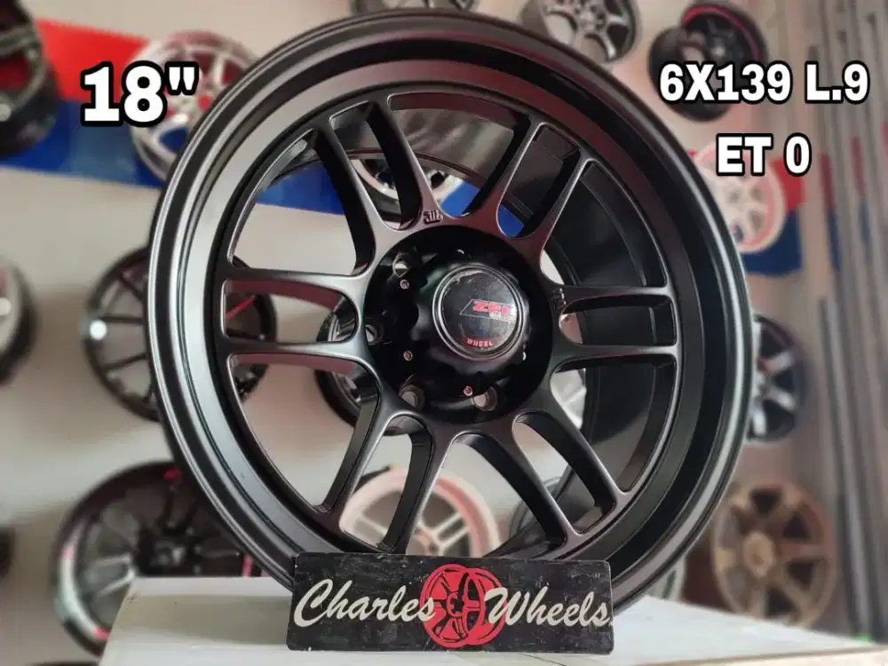 Jual velg zen r18 6x139,7 pajero fortuner dll