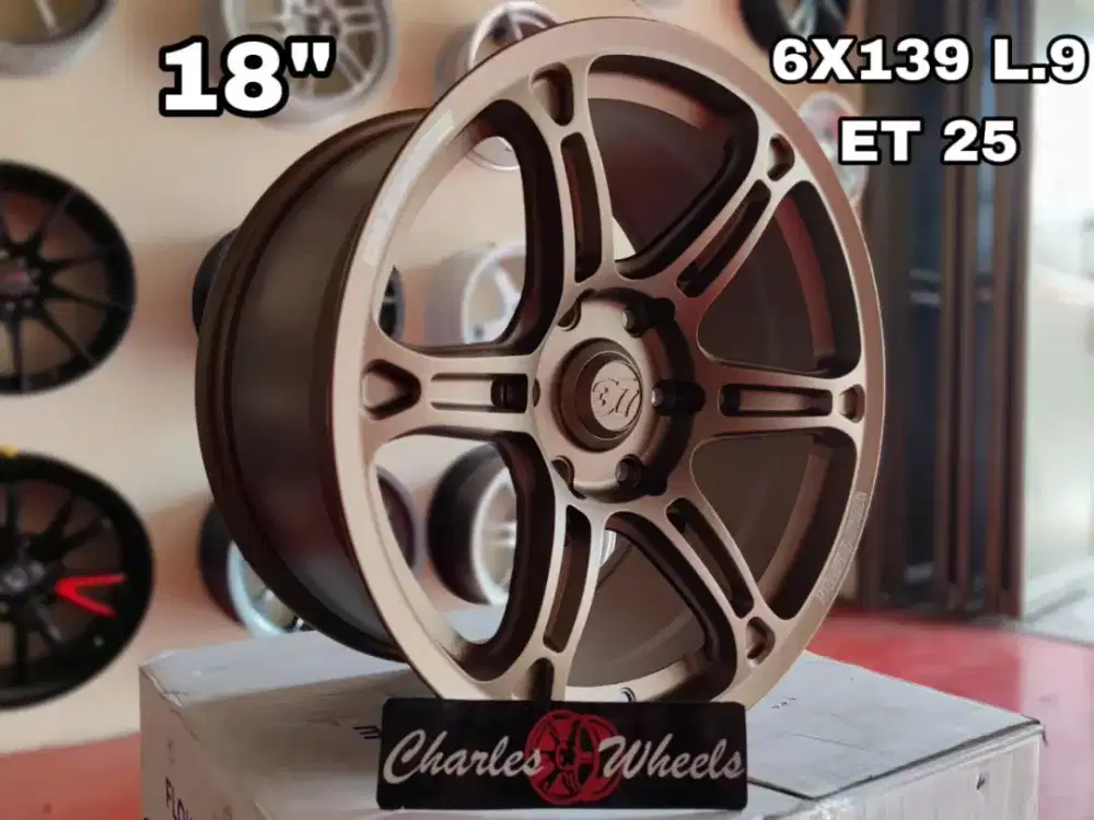 Jual velg zen r18 6x139,7 pajero fortuner dll