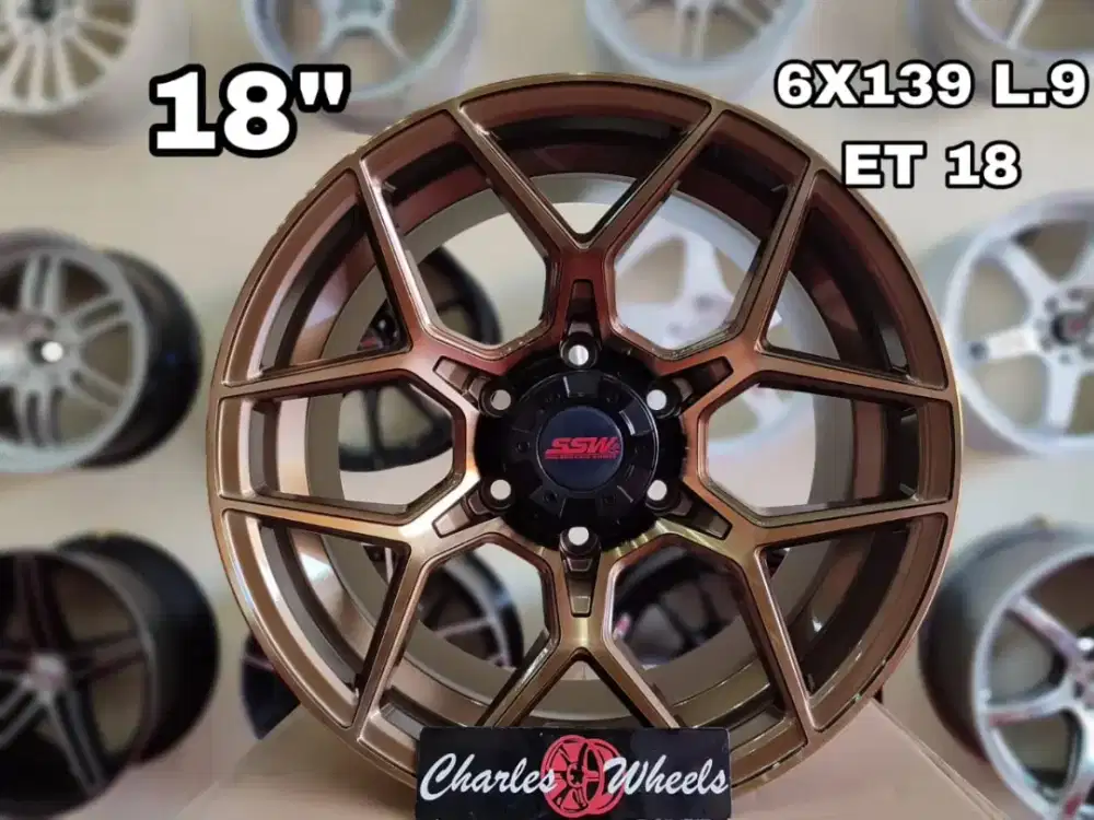 Jual velg ssw r18 6x139,7