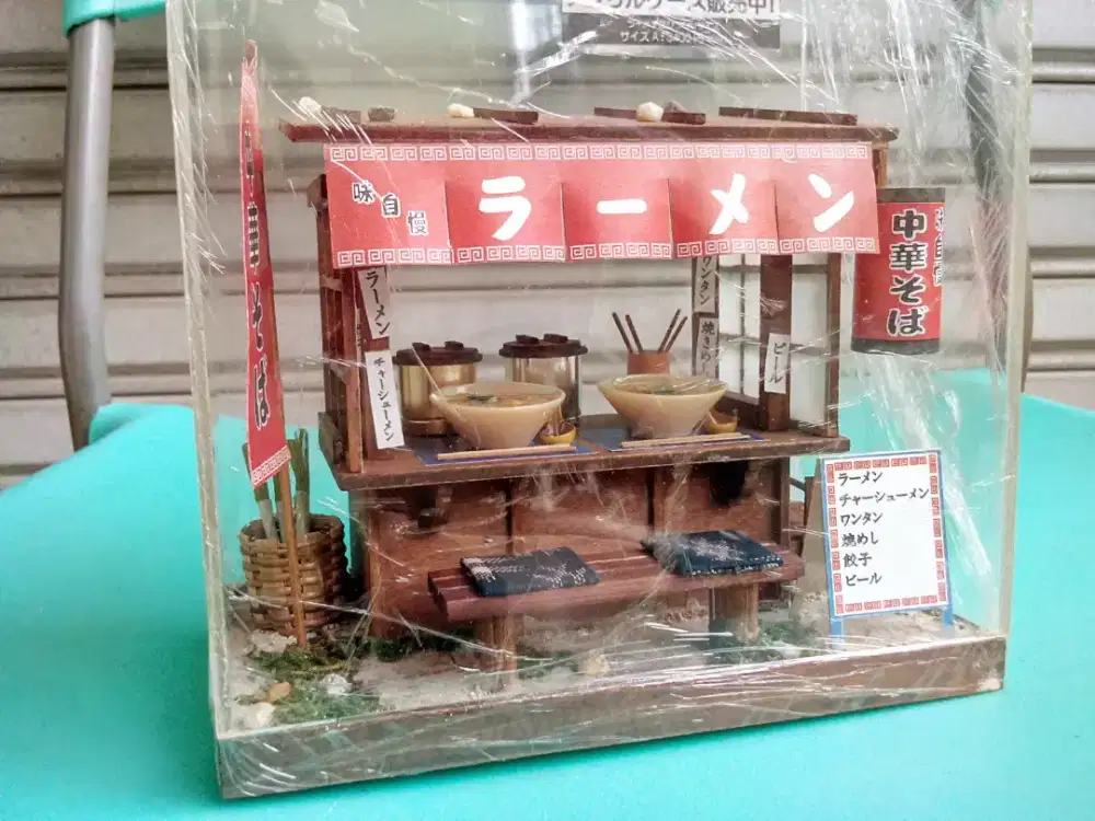 Miniatur Traditional Ramen Yatai Showa era