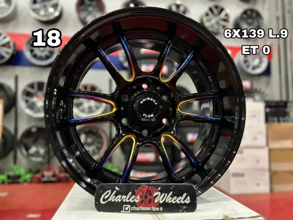 Jual velg zen r18 6x139,7 pajero fortuner dll