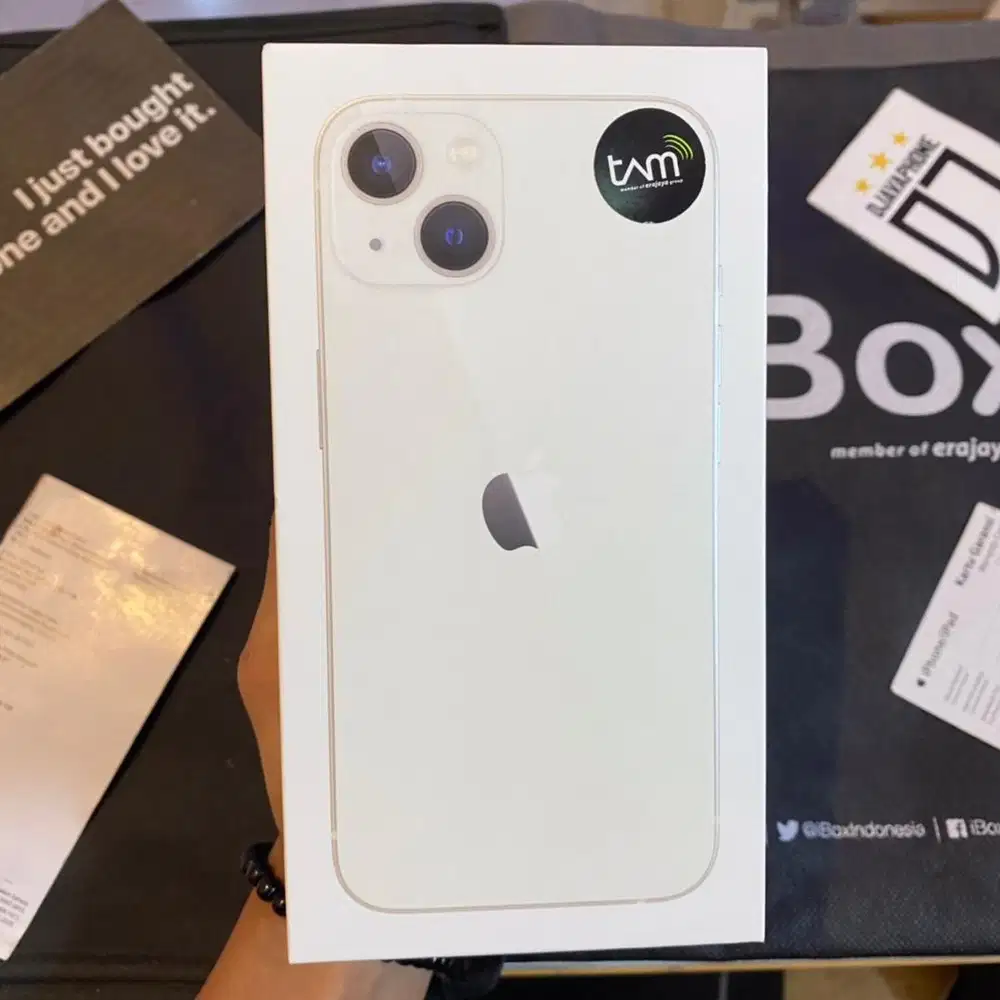 iPhone 13 Starlight 128GB NEW Garansi Resmi iBox 1 Tahun