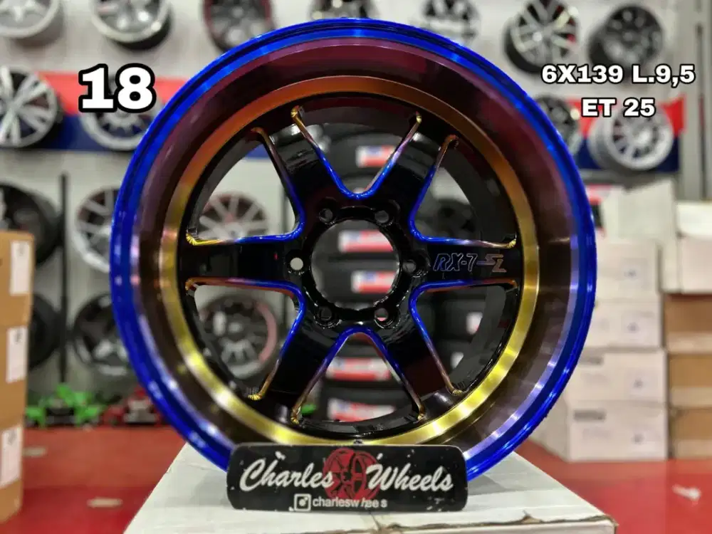 Jual velg zen r18 6x139,7 pajero fortuner dll