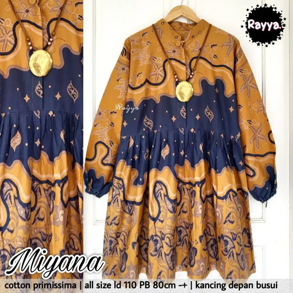 Rp140.000,-

TUNIK BATIK
Katun Primisima

LD 110 PB 80
Kancing Busui